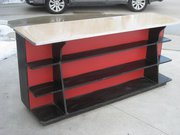 FREE for the taking _ 1 Old Store Counter & 1 Wooden Shelf Unit